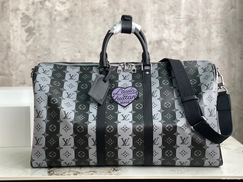 Aaa replica bags LOUIS 50 BANDOULIÈRE VUITTON KEEPALL 0817